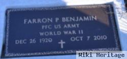 Farron Percy Benjamin