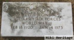 Sgt John W. Brown, Jr