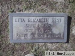 Etta Elizabeth Best Best