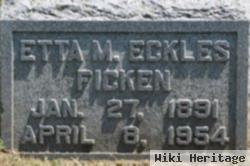 Etta M. Eckles Ficken