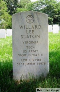 Willard Lee Slaton