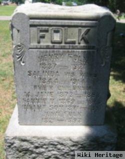 Martha Jane "jennie" Folk