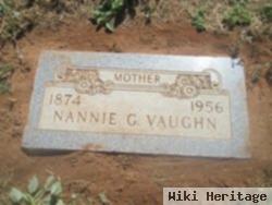 Nannie G Vaughn