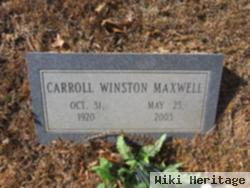 Carroll Winston Maxwell, Sr