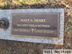 Mary A Henry