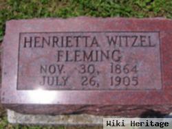 Henrietta Witzel Fleming