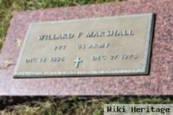 Willard F Marshall