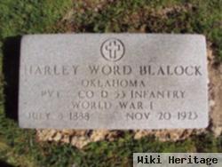 Harley Word Blalock