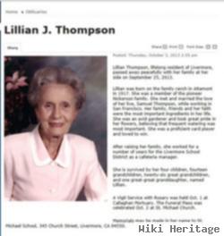 Lillian J. Thompson