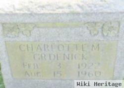 Charlotte M. Shotzbarger Grdenick