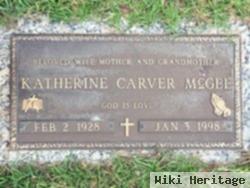 Katherine Elizabeth Carver Mcgee