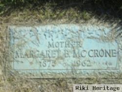 Margaret B Mccrone