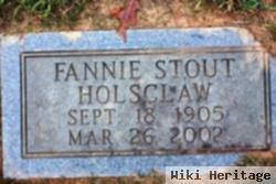 Fannie Stout Holsclaw