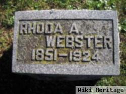 Rhoda A Webster