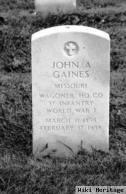 John A Gaines