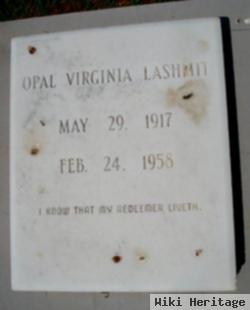 Opal Virginia Lashmit