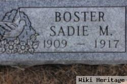 Sadie M Boster