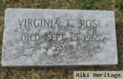 Virginia L Rose