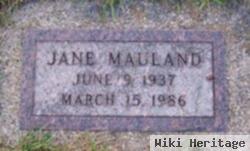 Jane S Bridge Mauland