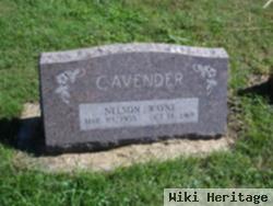 Nelson Wayne Cavender