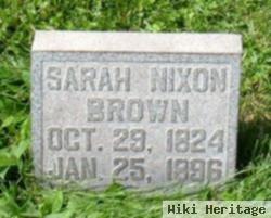 Sarah Nixon Brown