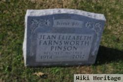 Jean Elizabeth Farnsworth Pinson