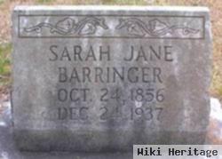 Sarah Jane Barringer