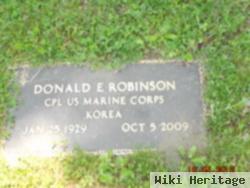 Donald E Robinson