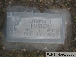 Cathryn F. Foster