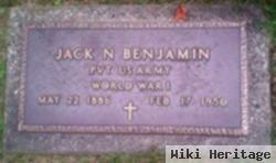 Pvt Jack N. Benjamin
