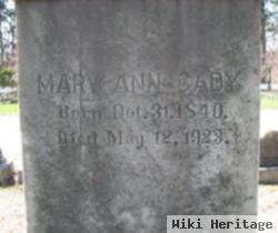 Mary Ann Cady