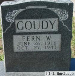 Fern Hattie Whisenhunt Goudy