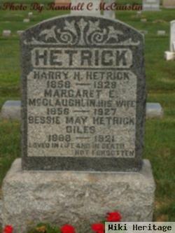 Margaret E Mclaughlin Hetrick