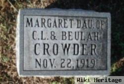 Margaret J Crowder