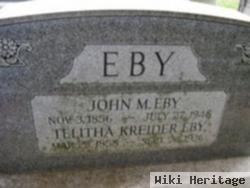 John M Eby