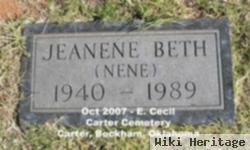 Jeanene Beth "nene" Witherspoon