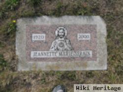 Jeannette Marie Lockhart Strain