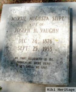 Myrtie Augusta Stipe Vaughn