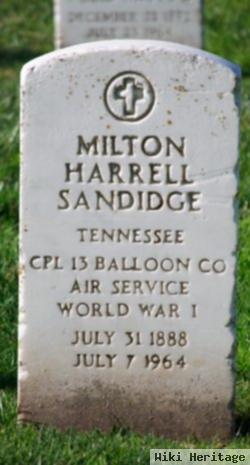 Milton Harold Sandidge