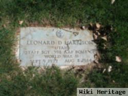 Ssgt Leonard D Harrison