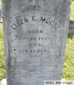 Eliza E Moore