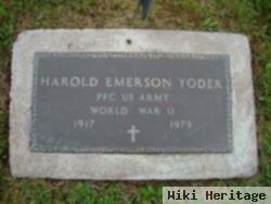 Harold Emerson Yoder