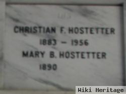Christian F. Hostetter