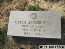 Sgt Cyrus Jacob Post