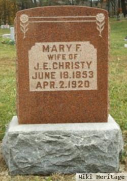 Mary F. Finkle Christy