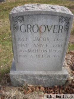 Mahlon H Groover