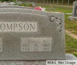 Annie K. Martin Thompson