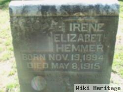 Irene Elizabeth Hemmer