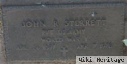 John R Sterrett