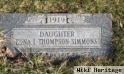 Edna I Thompson Simmons